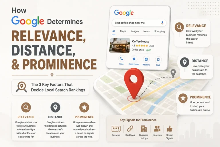 How Google Determines Relevance, Distance, and Prominence