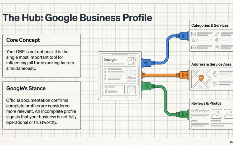 How Relevance, Distance, and Prominence Work Together