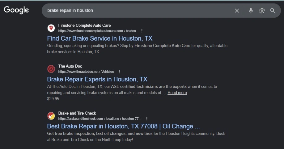 location specific keywords
