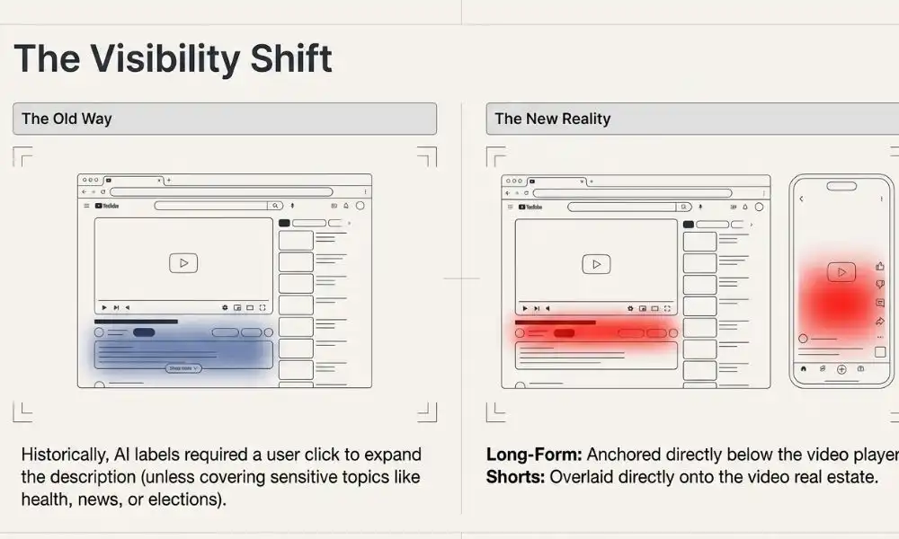 Automatic Detection for Undisclosed AI Content