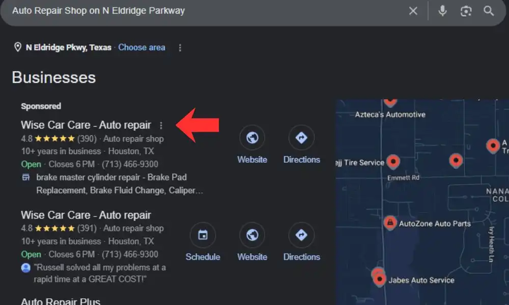 Google Ads and Local Service Ads for Auto Repair Shops